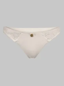 STYLE “BLAIR” LACE TRIM BIKINI BOTTOM IVORY