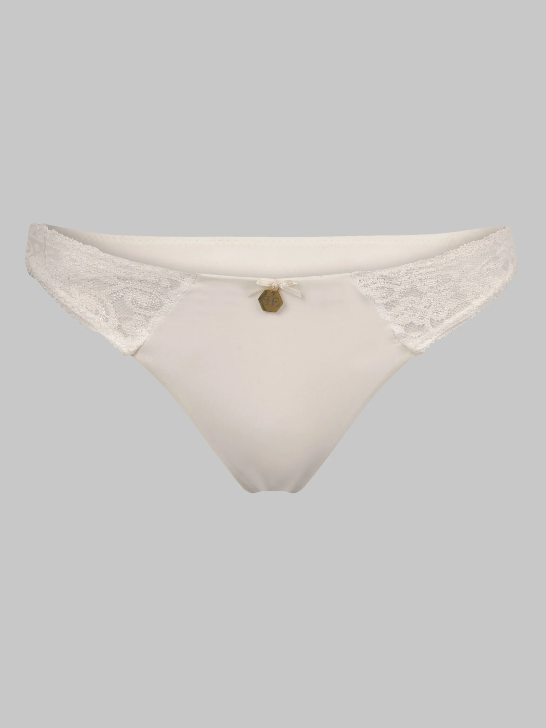 STYLE “BLAIR” LACE TRIM BIKINI BOTTOM IVORY