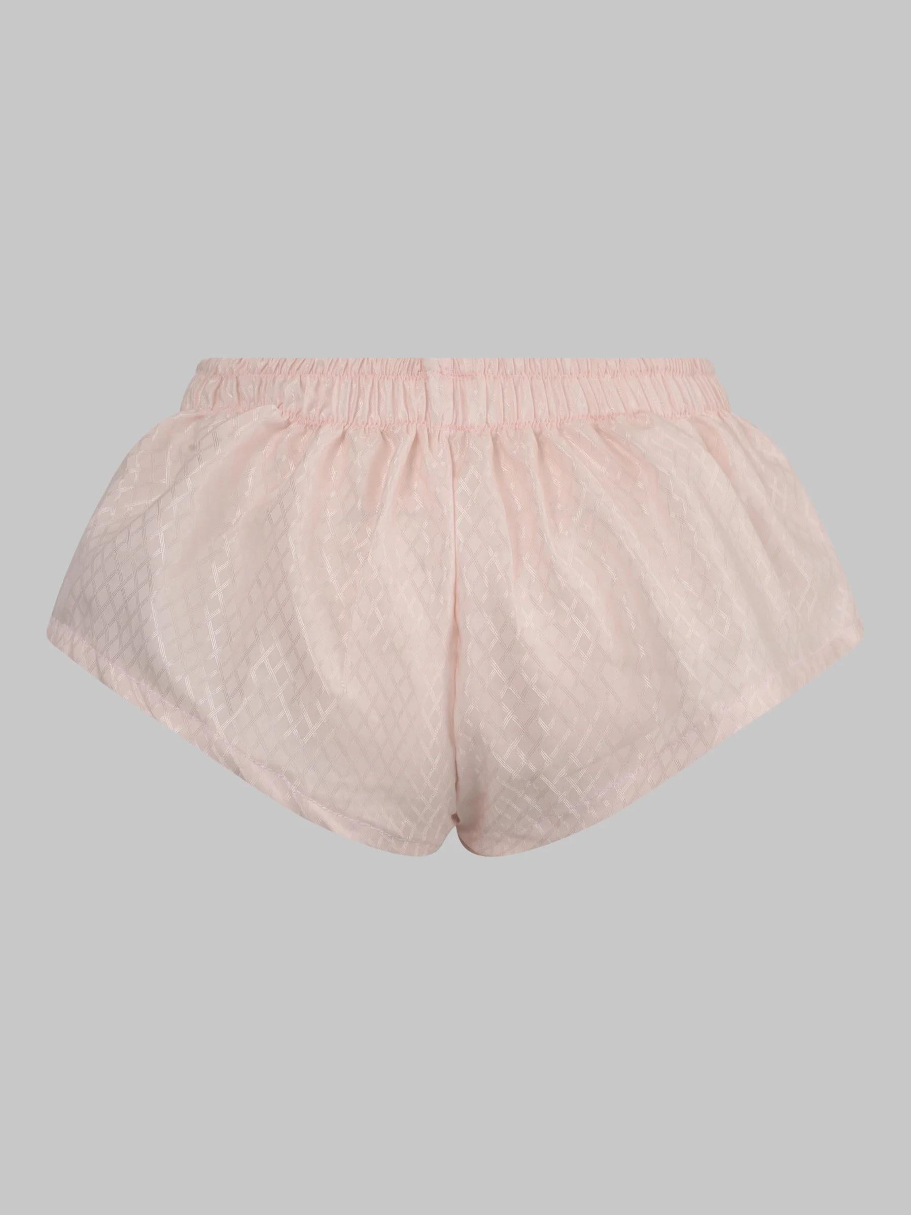 STYLE PEEK A BOO CHEEKY SHORTS PINK 2