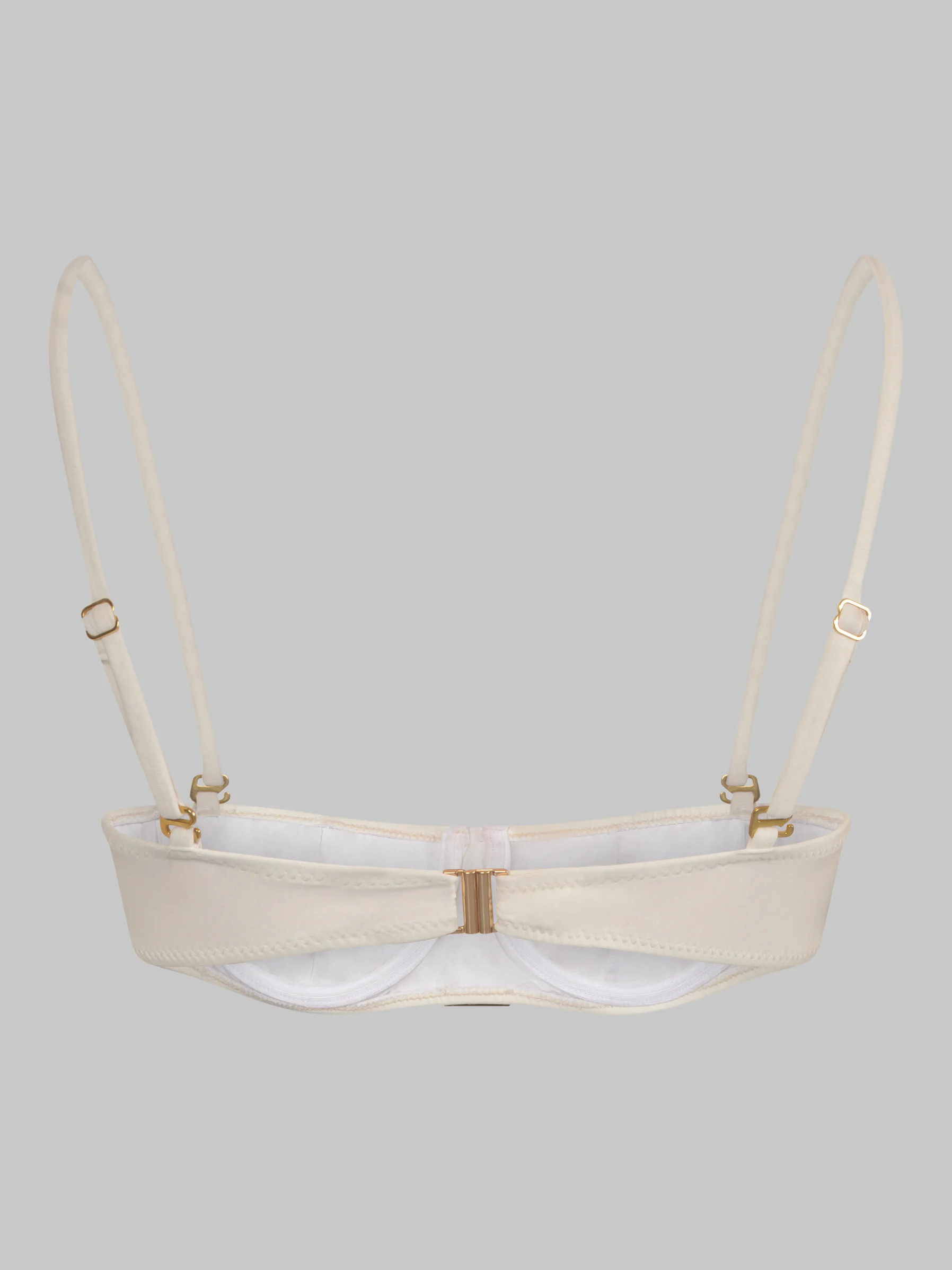 STYLE “SUSHI GANG” UNDERWIRED BALCONETTE BIKINI TOP IVORY 3