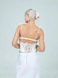 HEARTLESS CORSET DIAMOND MILK